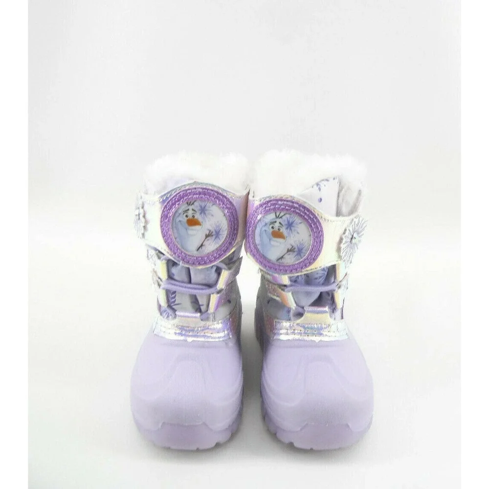 Disney Frozen II Toddler Girl's Thermolite Winter Boot Size‎ 5 Light-Up Outsoles